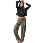 Body Action Modal Cargo Trousers Leaf Green