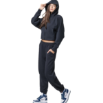 Body Action Modal Wide Joggers Black