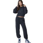 Body Action Modal Wide Joggers Black