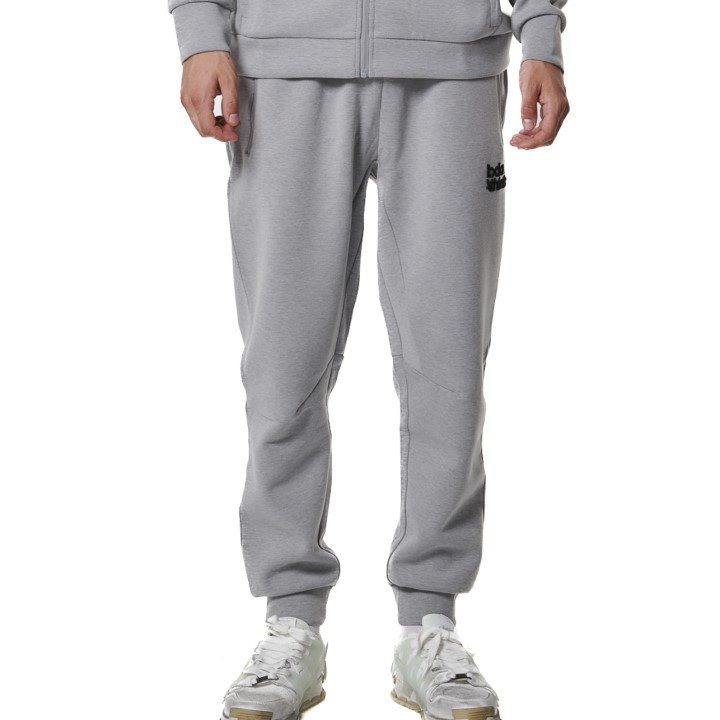 Body Action Sport Gym Tech Joggers Silver Grey