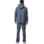 Body Action Faded-Effect Sweatpants Ocean Blue