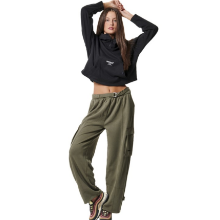 Body Action Oversized Hoodie Black