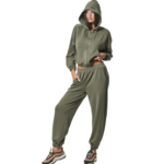 Body Action Zip-Through Modal Leaf Green