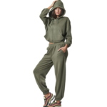 Body Action Zip-Through Modal Leaf Green