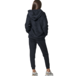 Body Action Oversized Full-Zip Sherpa Hoodie Black