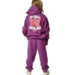 Body Action Long Sleeve Full Zip Hoodie Wood Violet