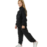 Body Action Fluffy Fleece Jacket Black