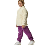 Body Action Fluffy Fleece Jacket Arctic Wolf Ecru