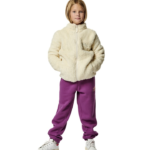 Body Action Fluffy Fleece Jacket Arctic Wolf Ecru