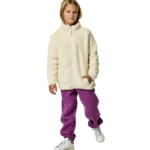 Body Action Fluffy Fleece Jacket Arctic Wolf Ecru