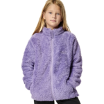 Body Action Fluffy Fleece Jacket Purple Haze