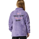 Body Action Fluffy Fleece Jacket Purple Haze