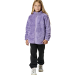 Body Action Fluffy Fleece Jacket Purple Haze