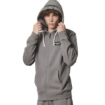 Body Action Full Zip Function Hoodie Storm Grey