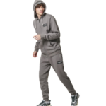 Body Action Full Zip Function Hoodie Storm Grey