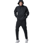 Body Action Sport Gym Tech Zip Hoodie Black