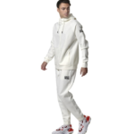 Body Action Sport Gym Tech Zip Hoodie Snow White