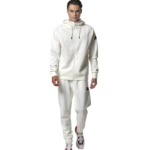 Body Action Sport Gym Tech Zip Hoodie Snow White