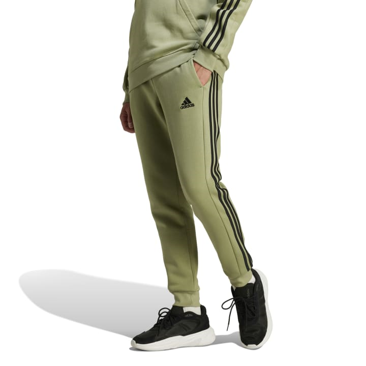 adidas Essentials Fleece 3-Stripes Tapered Cuff Pants