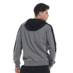 Body Action Fleece Full Zip Hoodie Dark Grey