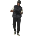 Body Action Puffer Vest Black