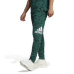 adidas Essentials Tapered Cuff Logo Allover Print Pants