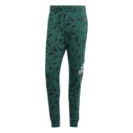 adidas Essentials Tapered Cuff Logo Allover Print Pants