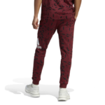 adidas Essentials Tapered Cuff Logo Allover Print Pants