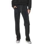 Body Action Basic Velour Pants Black