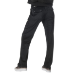 Body Action Basic Velour Pants Black