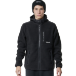 Body Action Sherpa-Fleece Jacket Black