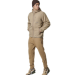 Body Action Sherpa-Fleece Jacket Fossil Beige