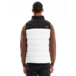 Emerson Puffer Vest Jacket White/Black