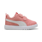 Puma Courtflex V3 Mesh Inf Βρεφικό Sneaker Ύφασμα Σομόν Ροζ