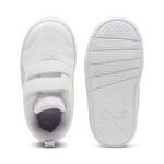 Puma Courtflex V3 Dotty V Inf Βρεφικά Sneakers με Σκρατς Λευκά