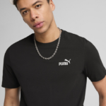 Puma Ess Small No. 1 Logo Tee Ανδρικό Κοντομάνικο Μαύρο