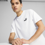 Puma Ess Small No. 1 Logo Tee Ανδρικό Κοντομάνικο Λευκό