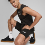 Puma Ess No. 1 Logo Shorts 10" Ανδρική Βερμούδα Μαύρη