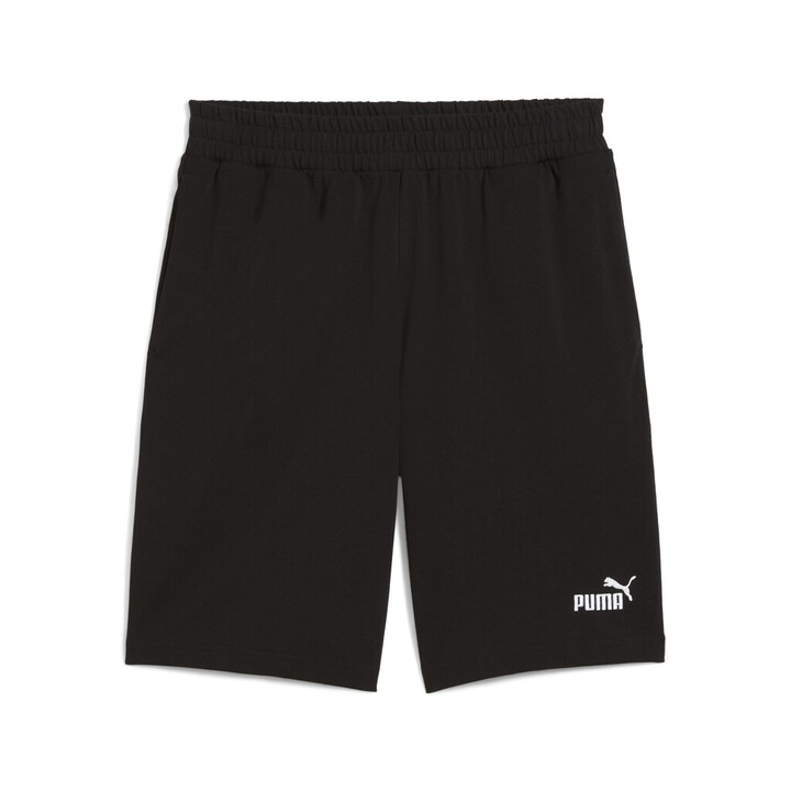 Puma Ess No. 1 Logo Jersey Shorts 10" Ανδρική Βερμούδα Μαύρη