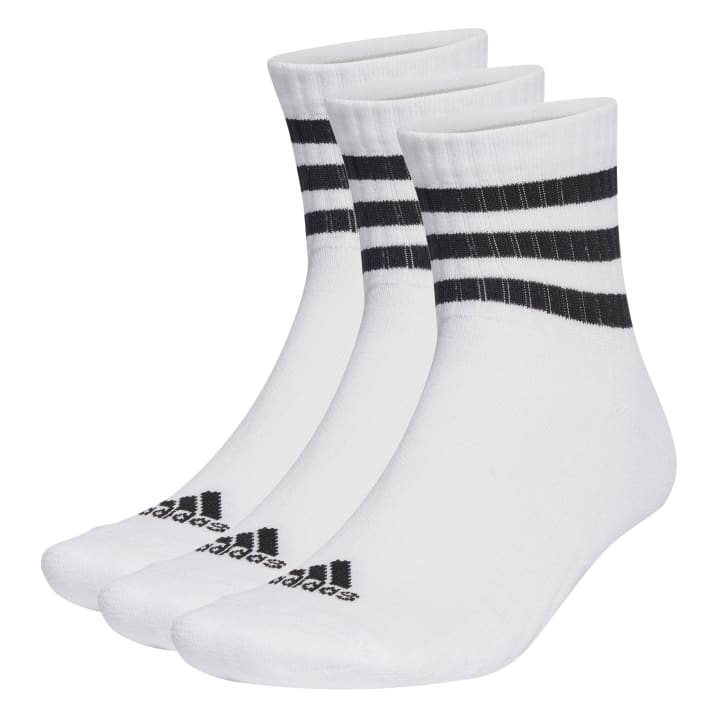 adidas 3-Stripes Cushioned Sportswear Mid-Cut Socks