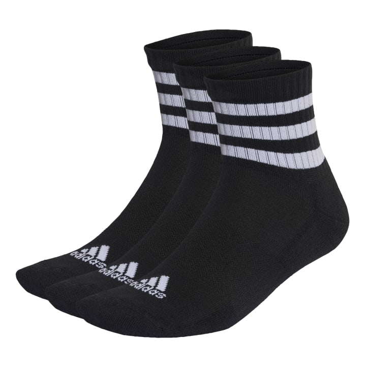 adidas 3-Stripes Cushioned Sportswear Mid-Cut Socks