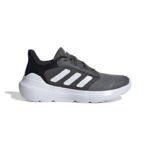 adidas Tensaur Run 2.0 Αθλητικά Παιδικά Παπούτσια Running με Κορδόνια Γκρι / Μαύρο / Άσπρο