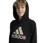 adidas Metallic Print Hoodie Kids