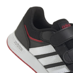 adidas Tensaur Switch Αθλητικά Παιδικά Παπούτσια Running με Σκρατς Μαύρα