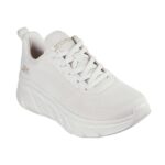 Skechers Engineered Knit Fashion Lace Up Sneaker Γυναικείο Sneakers Υπό Λευκό