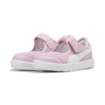 Puma Courtflex V3 Lina V Inf Βρεφικά Sneakers με Σκρατς Ροζ