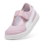 Puma Courtflex V3 Lina V Inf Βρεφικά Sneakers με Σκρατς Ροζ