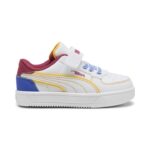 Puma Caven 2.0 Starblitz AC+ Inf Βρεφικά Sneakers Λευκά / Κόκκινο / Κίτρινο / Μπλε