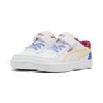 Puma Caven 2.0 Starblitz AC+ Inf Βρεφικά Sneakers Λευκά / Κόκκινο / Κίτρινο / Μπλε