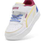 Puma Caven 2.0 Starblitz AC+ Inf Βρεφικά Sneakers Λευκά / Κόκκινο / Κίτρινο / Μπλε